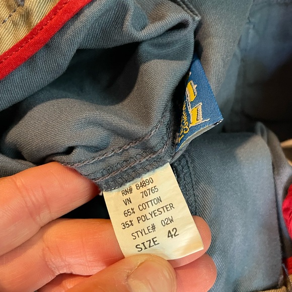 Vintage Haband Tri-Waist Comfort Blue Cargo Shorts, Men’s 42, NWT - Picture 6 of 6